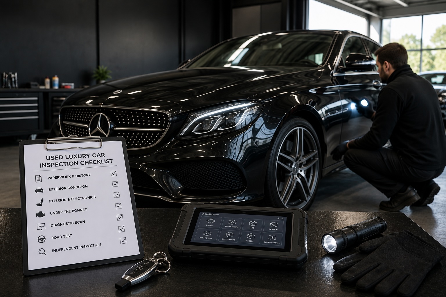 How to Inspect a Used Luxury Car: A Complete Buyer’s Checklist
