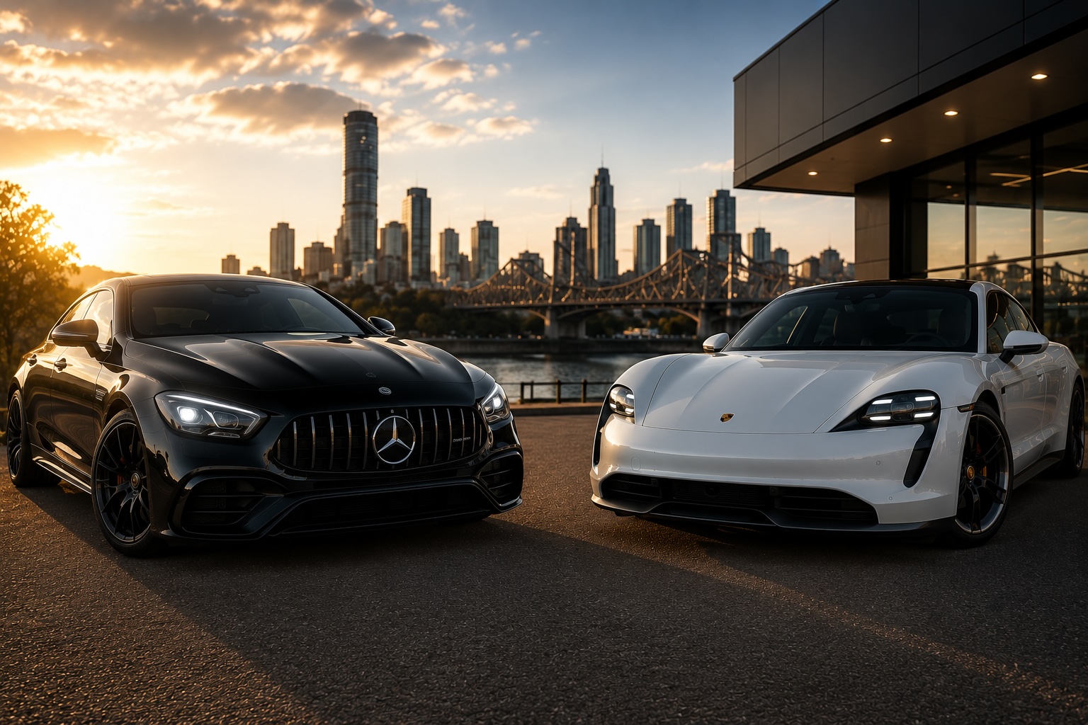 Petrol Prestige Car vs Electric Luxury Car